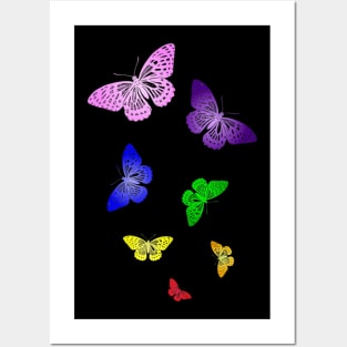 Cheerful Butterfly Posters and Art